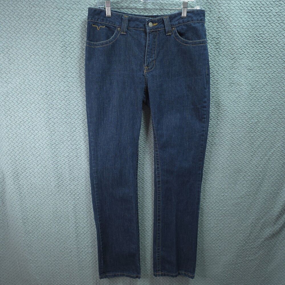 Kimes Ranch Women Betty Jeans Sz 10 Med Wash Stretch Western Cowgirl 34in X 34in